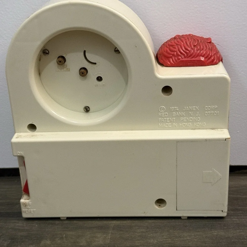 Vintage Raggedy Ann Andy Wind-Up Alarm Clock.‎ Untested As Is